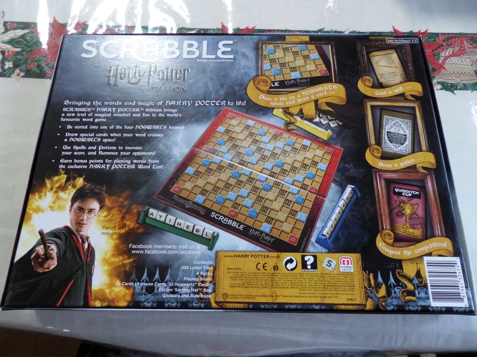Scrabble Harry Potter Edition Board Game Kids Game Collectable - Image 2 of 4
