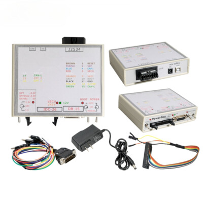 Power Box ECU-Soft Programmer Via J2534 Works 3 Modes Green LED Openport 2.0