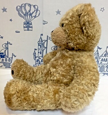 Build a Bear Workshop Curly Brown Tan Plush Teddy Toy Stuffed