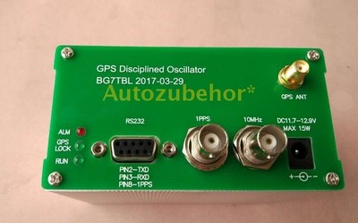GPS Disciplined Oscillator Clock 10MHz Output Squarewave Sinewave Brand New #D1
