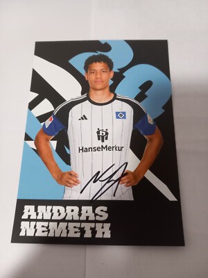 Signierte AK Andras Nemeth Hamburger SV NEU