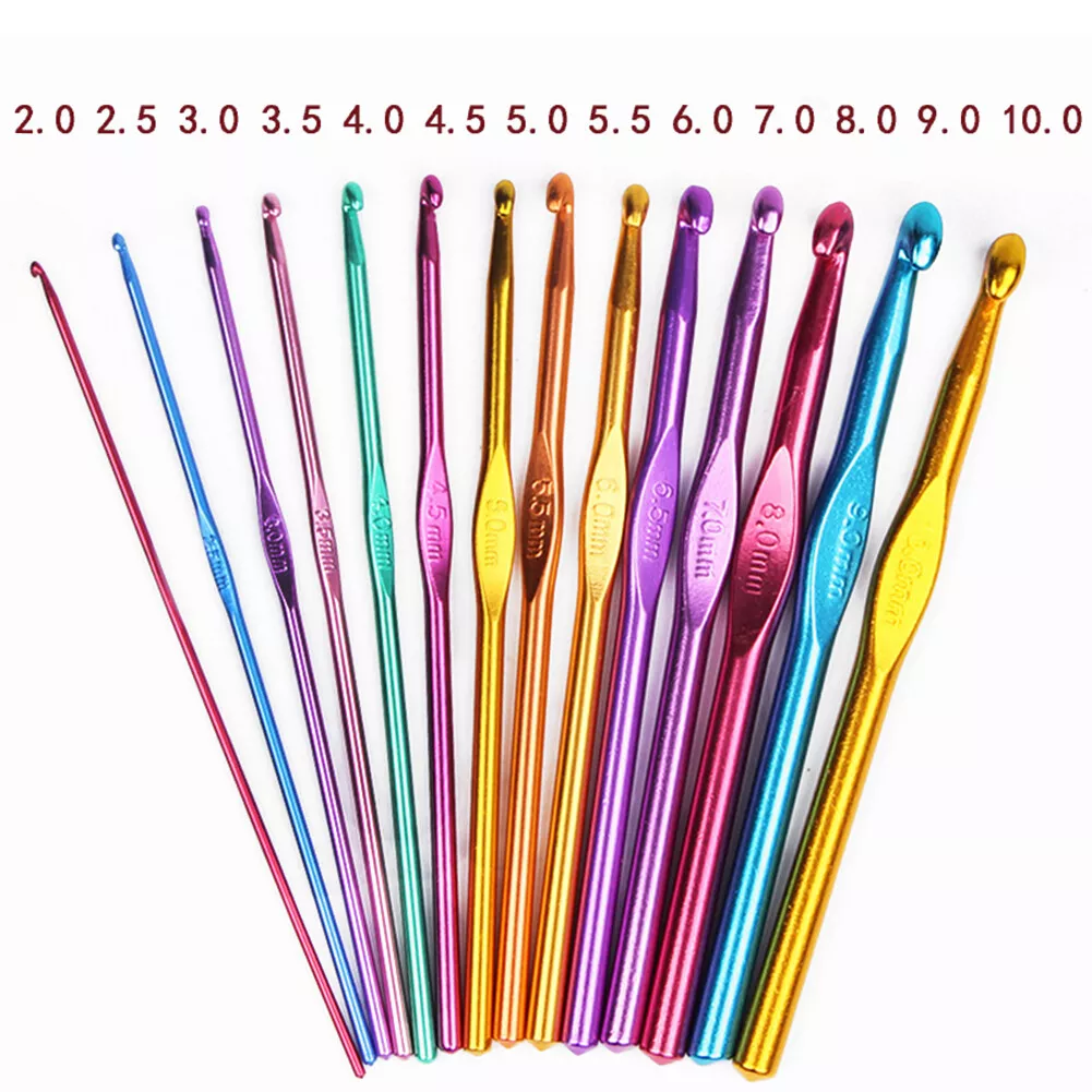 Easy Touch Crochet Hook Set - 9 sizes, Crochet Hooks