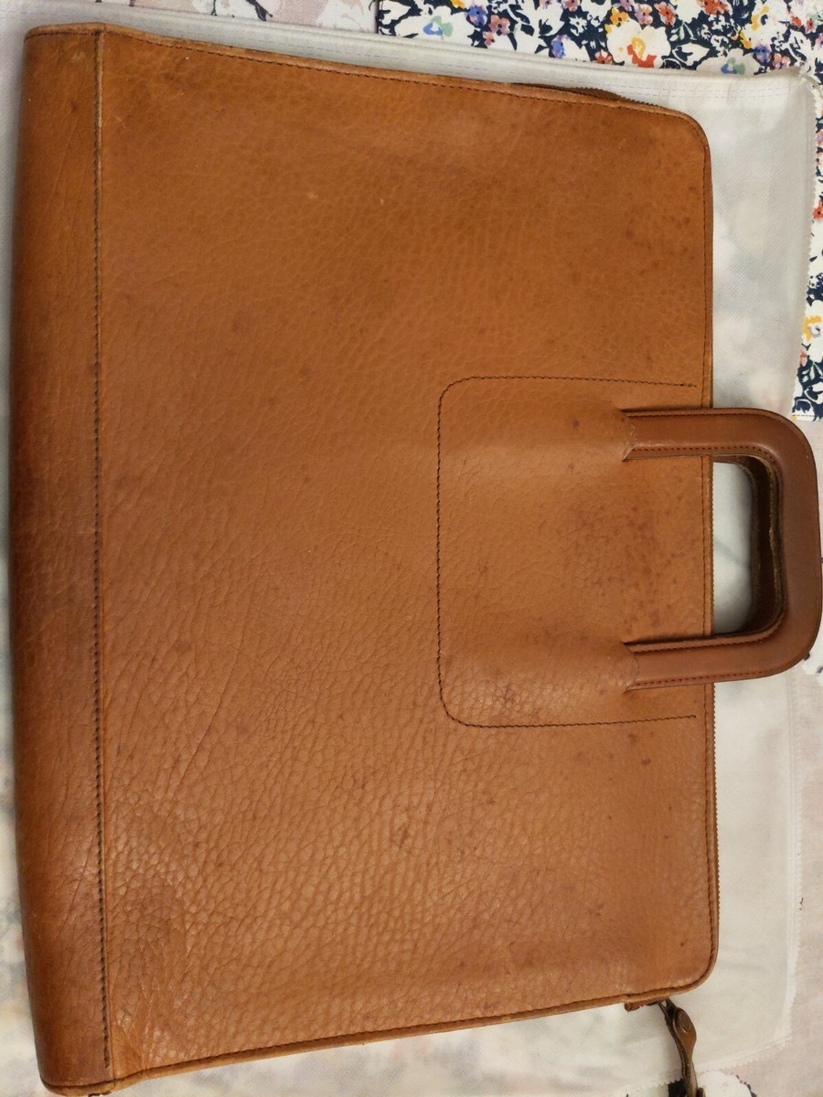 VINTAGE BURBERRY LEATHER BRIEFCASE WORKING LOCK WITH VINTAGE BURBERRY LEATHER BRIEFCASE WORKING LOCK WITH