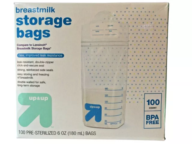 Lansinoh Breastmilk Storage Bag, 100ct