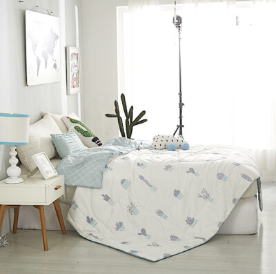 Bettüberwurf Set Sommerdecke und Kissenbezüge - Bed Set Summer Quilt COPL001B P