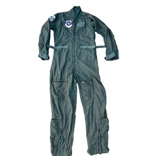 Coveralls USAF Mens CWU Sage Green U.S. Military Temp Resistant CWU 27 P 40 L