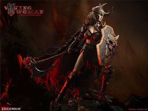 1/6 Scale TBLeague PHICEN Viking Woman Action Figure Soldier - Picture 9 of 13