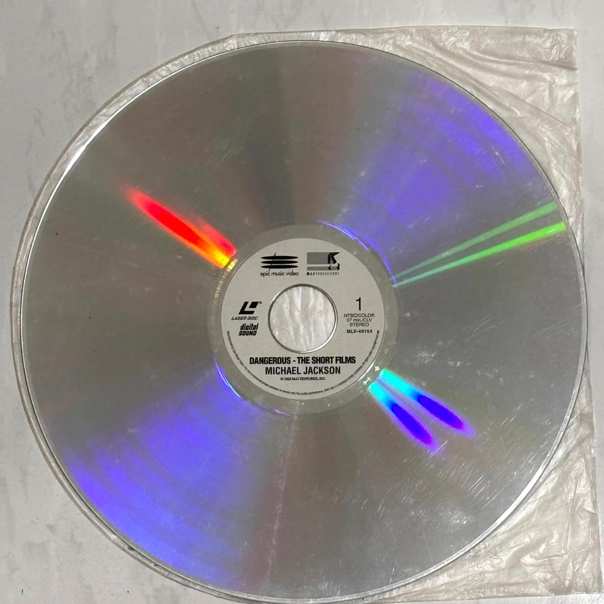 Michael Jackson 1993 Dangerous Taiwan Edition Laser Disc LD with 3