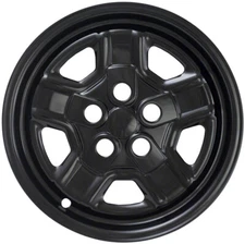 ONE SINGLE 2007-2017 JEEP PATRIOT 16" STEEL RIM IMP-78BLK GLOSS BLACK WHEEL SKIN