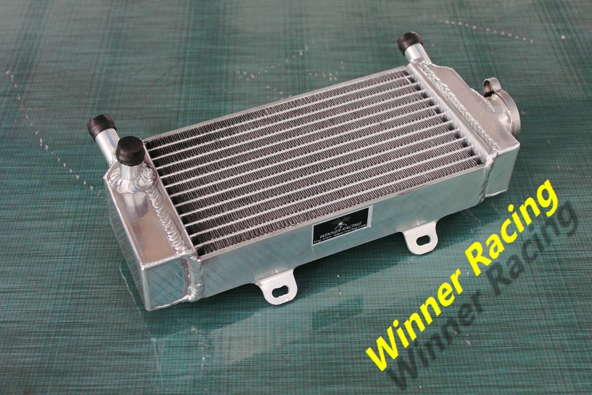 GPI Racing Aluminum Radiator With Red Silicone Hose For Honda CRF250R / CRF250X 2004-2009