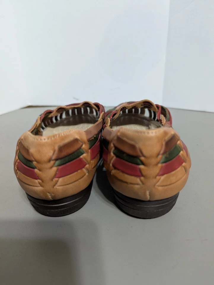 Mocasines coloridos sin cordones Softspots para mujer talla 6,5 W. Foto 4 de 4