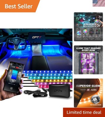 Aura Pro 6PC Multicolor LED Interior Lights with App & Remote for SUVs, Trucks