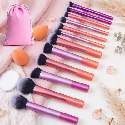 Profi Full Face Make-up Pinsel Set Koffer 16x Stück Beauty Tools Geschenkset