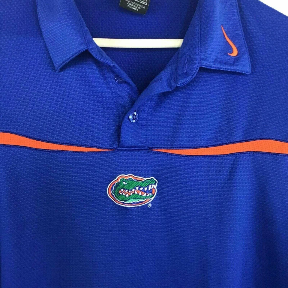 Camisa polo de golf Nike Team University of Florida Gators para hombre - azul - talla XL Foto 3 de 3