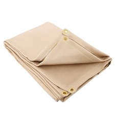 Welding Blanket 4x6 ft Heavy Duty Fiberglass Welding Blanket, 1022 F Fabric T...