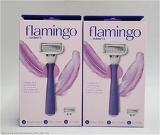 LOT OF 2  Flamingo 5-Blade Women's Razor - Lilac