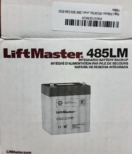 Liftmaster 485LM Battery Backup for Liftmaster 3840, 3850, 8360, 8550