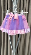 Girls Rainbow Tulle Tutu Skirt Small 5-8