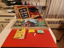 Vintage Go To The Head Of The Class Board Game Milton Bradley 1955 Series 11