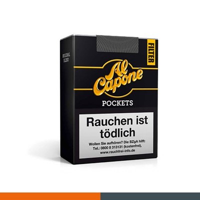 20 x 18er Al Capone Pockets Filter Original Blend Zigarillos