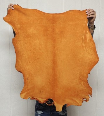DISTRESSED Copper Buckskin Leather Hide 2-3 oz Craft Bags Clothing Laces
