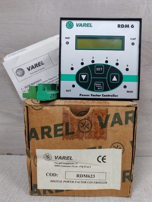 VAREL RDM 6 Automatic Power Factor Regulator RDM623 Digital Controller