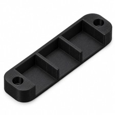Lever Connector Mounting Bracket Compatible with WAGO 221 Series, Black