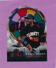 1996 Studio Stained Glass Barry Bonds #10 of 12 insert Giants