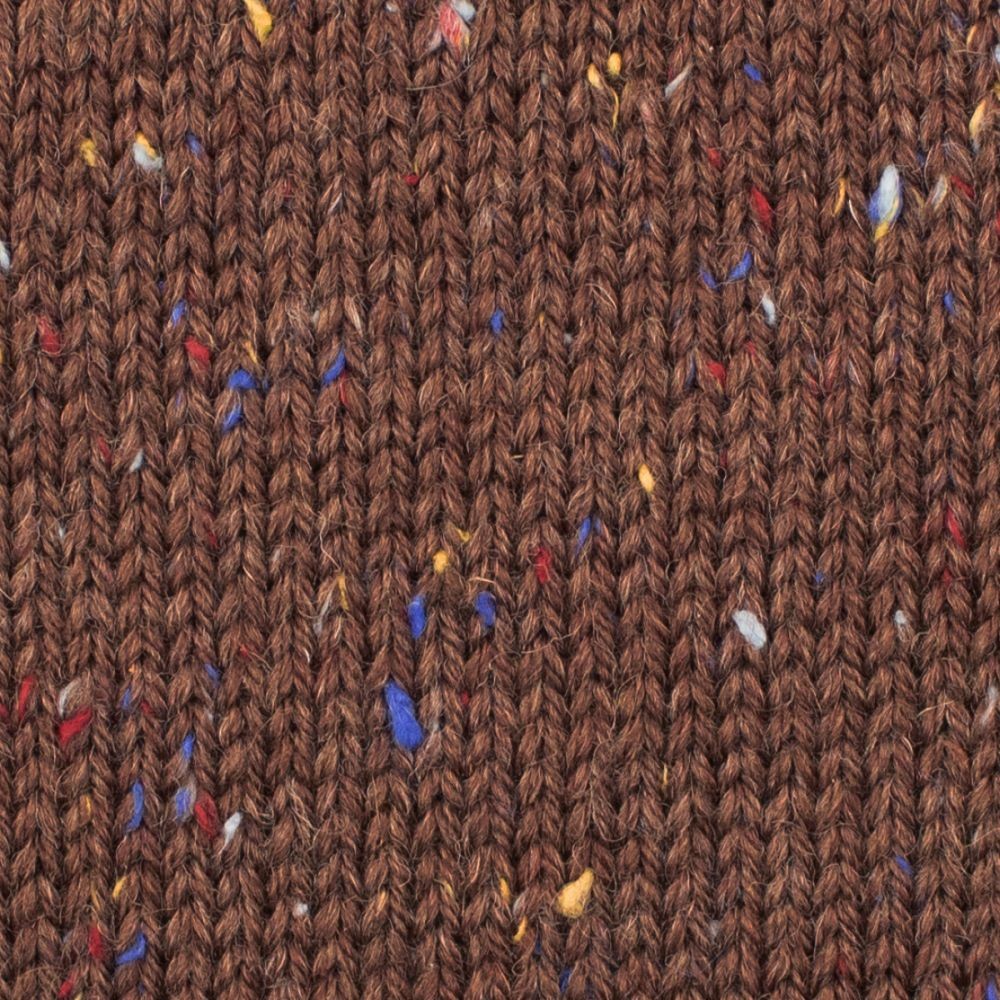 West Yorkshire Spinners ColourLab Aran Tweed 1215 Chocolate Brown Tweed  Knittin