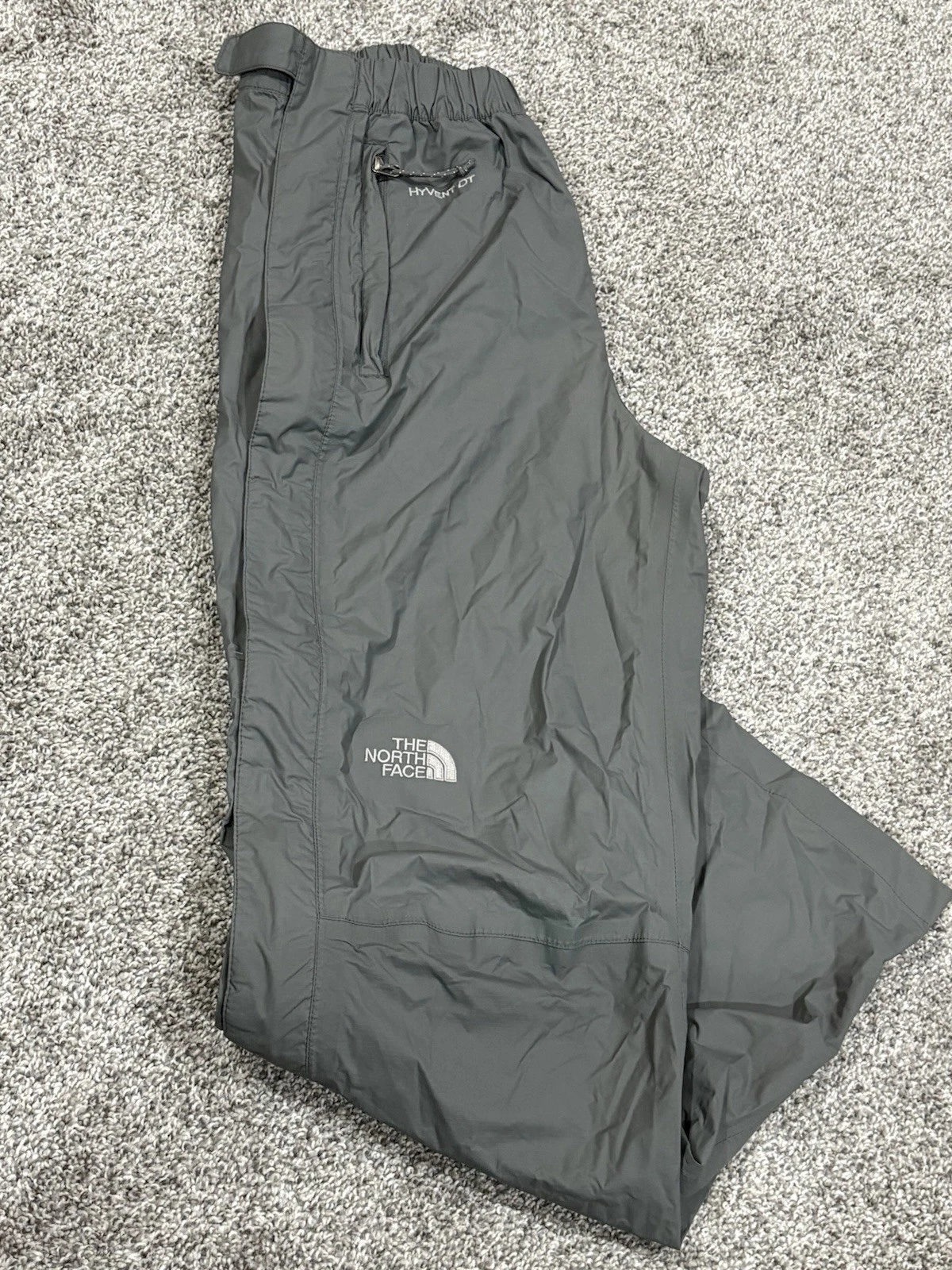 The North Face Venture HyVent DT Waterproof Rain Pants Womens Gray Medium