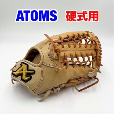 Atoms Calligrapher Mochan Collaboration Hardball First Base Mitt Leather