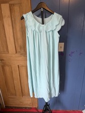 Pre-Owned - Shadowline Nightgown Negligee - Blueish-Green - Small