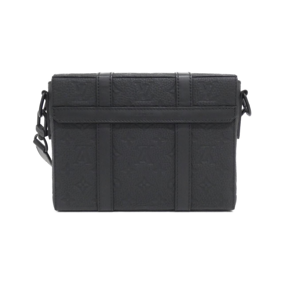 Authentic LOUIS VUITTON Taurillon Monogram Trunk Messenger
