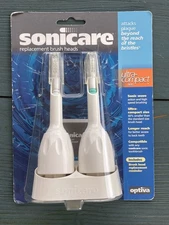 NOS Original Philips Sonicare Ultra Compact Replacement Brush Heads 2 pack New