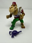 Vintage Teenage Mutant Ninja Turtles 1993 Sandstorm Loose Figure with Lamp Gun