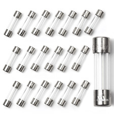  Pack of 20Pcs UL Listed 5X20Mm 5A 250V/125V 5 Amp Glass Fuses Fast Blow Cartri