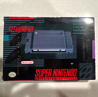 Nintendo SNES Cleaning Kit Gray SNS 018 for Super Nintendo Entertainment System