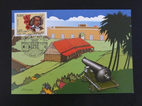 Louis Delgres resistant against slavery maximum card France 2002