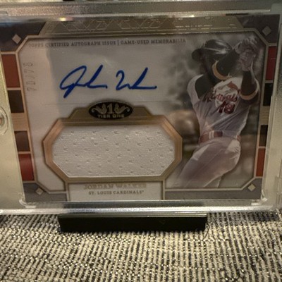 2024 Topps Tier One Jordan Walker #AT1JR-JW Tier One Jumbo Relic Patch Auto /75