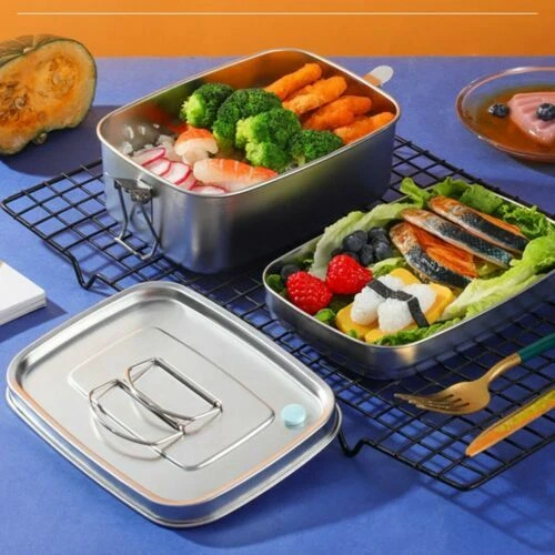 Porta alimentos de acero inoxidable