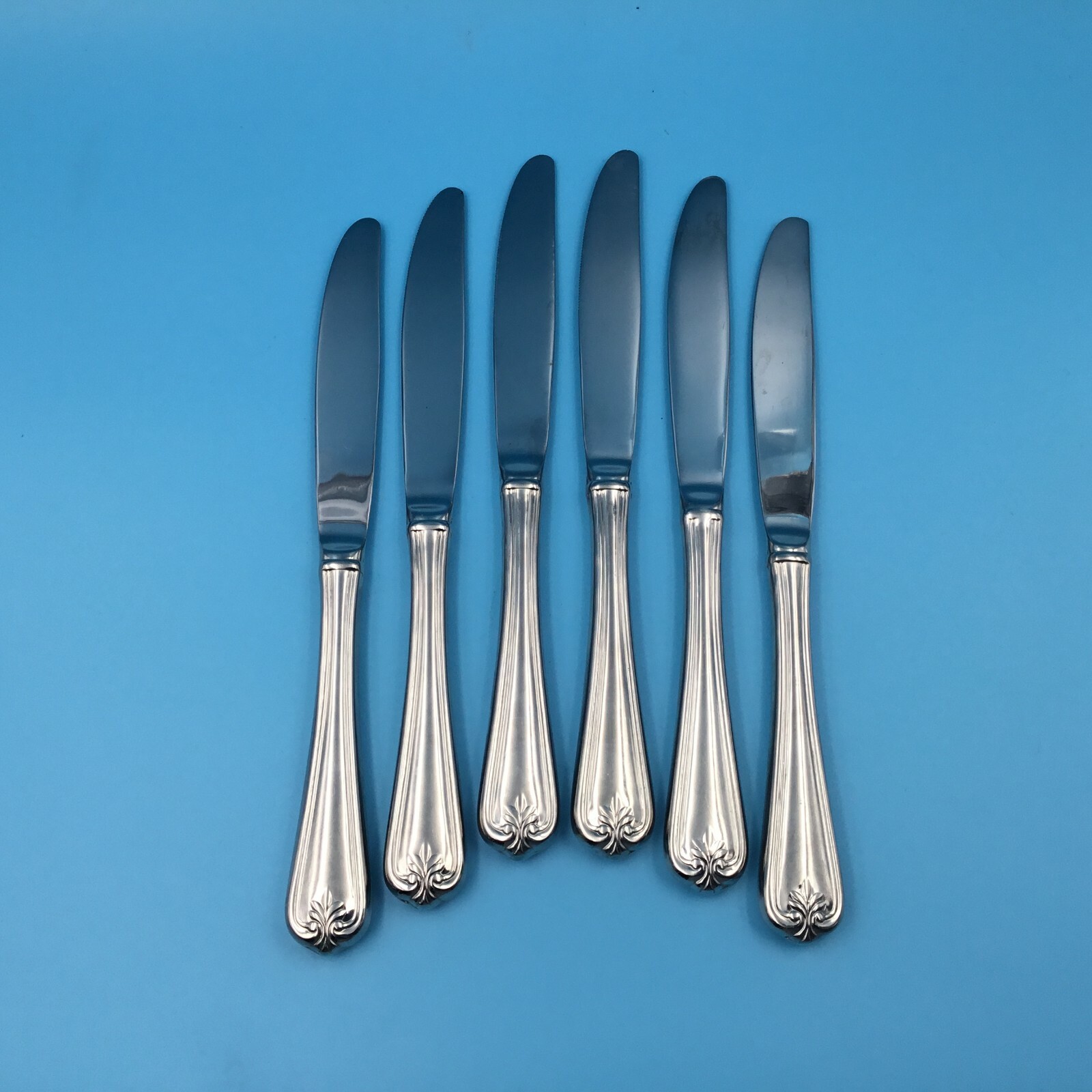 LENOX Butlers Gourmet Dinner Knives Stainless Flatware Lot (6