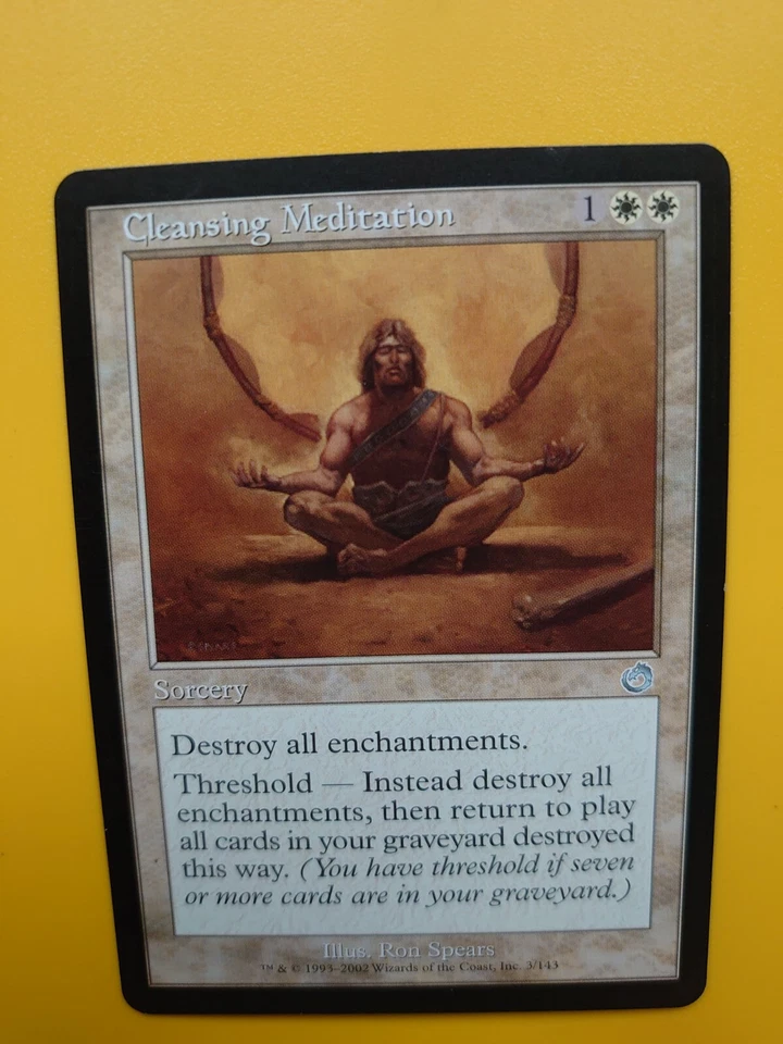 MTG Card. Cleansing Meditation   Sorcery  Torment. As Pictures - Image 2 of 4