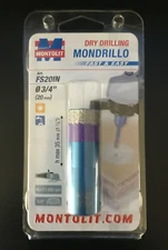 Montolit Diamond Core Bit  Art. FS20IN 3/4" MONDRILLO Dry Drill Bit 5/8" Connect