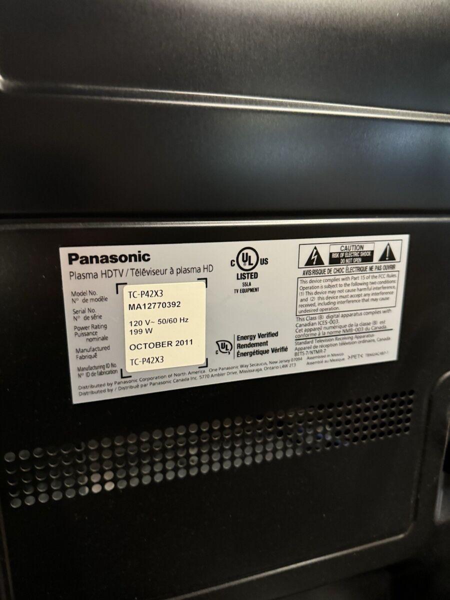 Panasonic Viera Tc-PA2x3 Plasma Tv 2011 42” | eBay Panasonic Viera Tc-PA2x3 Plasma Tv 2011 42” | eBay