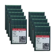 100 GROZ BECKERT 16X257  LOCKSTITCH NEEDLES DBX1 1738 287WH SIZE#16