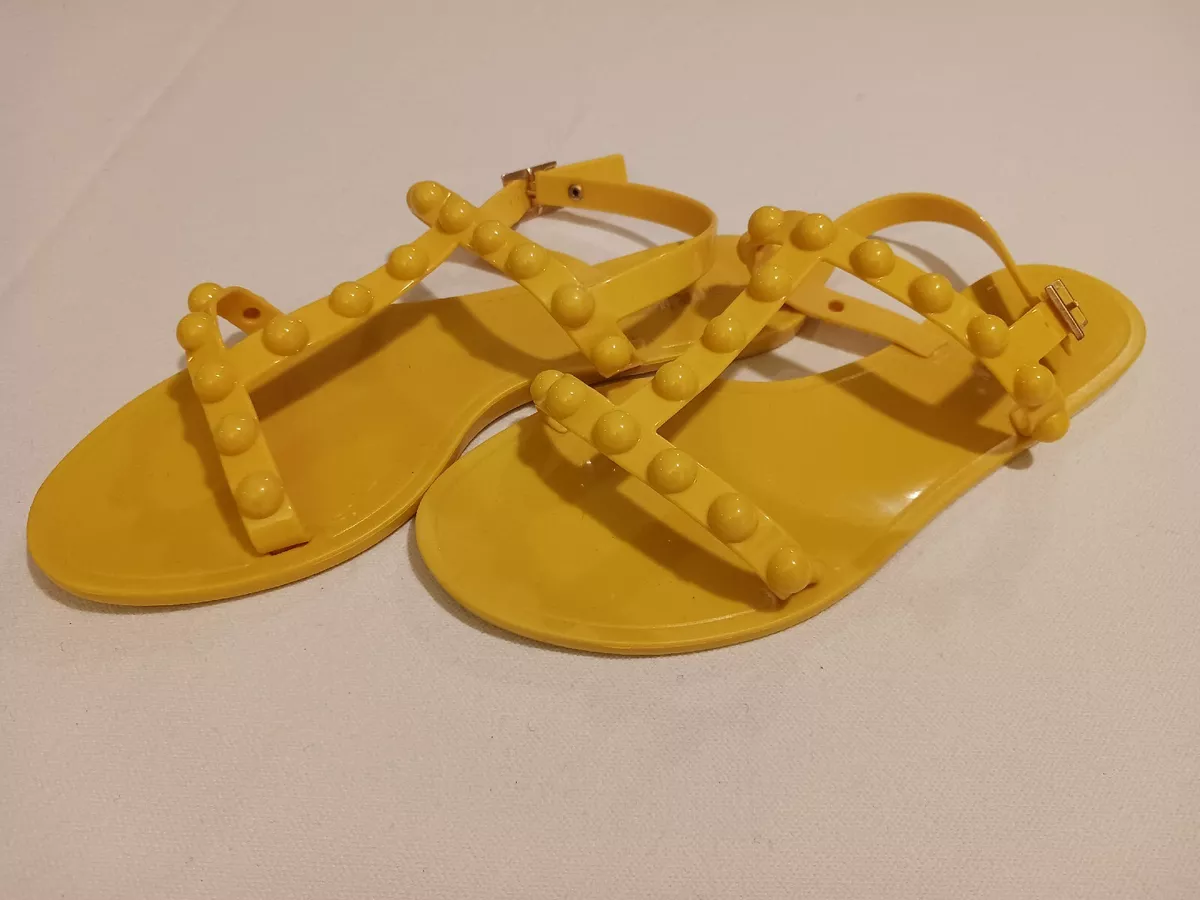 Ebay hotsell yellow sandals