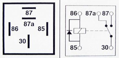 Relè Automobilistico OFF-ON Relay 5 Pin 12V 40A Doppio Output 87 - Foto 9