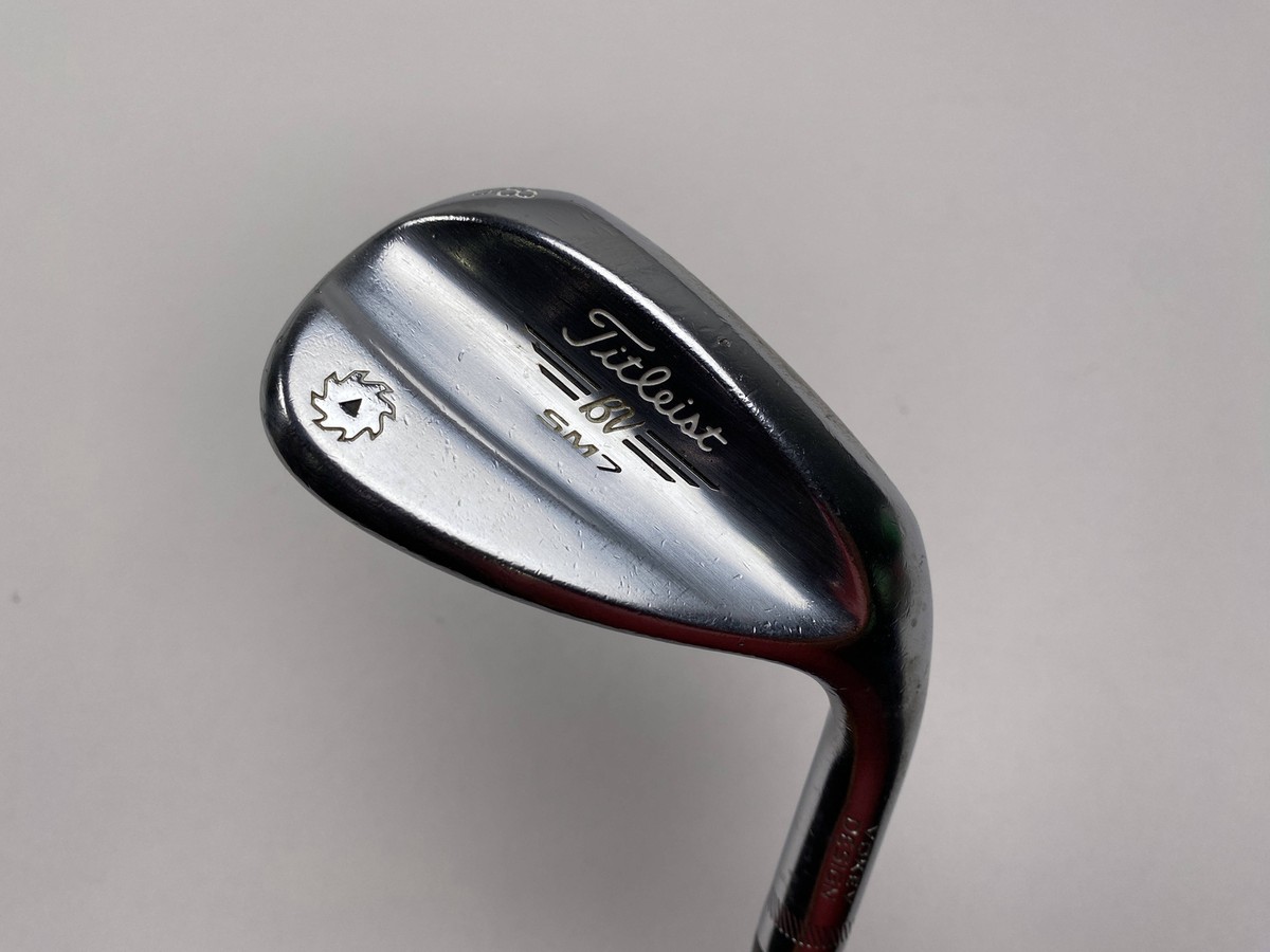 Titleist Vokey SM7 Tour Chrome 58* 12 D-Grind Wedge Steel Mens RH
