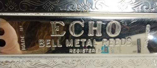 The Echo Harp Harmonica M Hohner Double Sided Key C/G Made In Germany 56/96 Rare - Picture 4 of 21