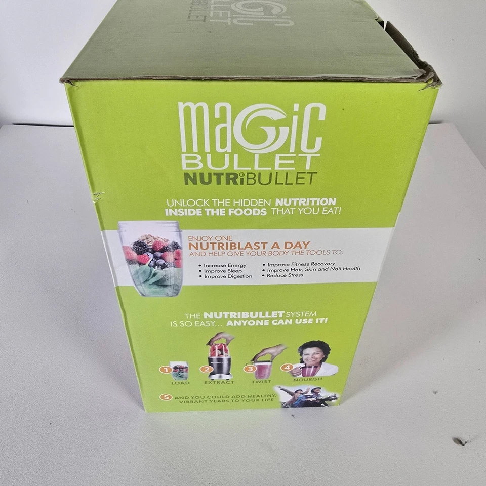 NutriBullet NBR-1201M 12 Piece High Speed Blender Mixer System Extractor - Image 4 of 4